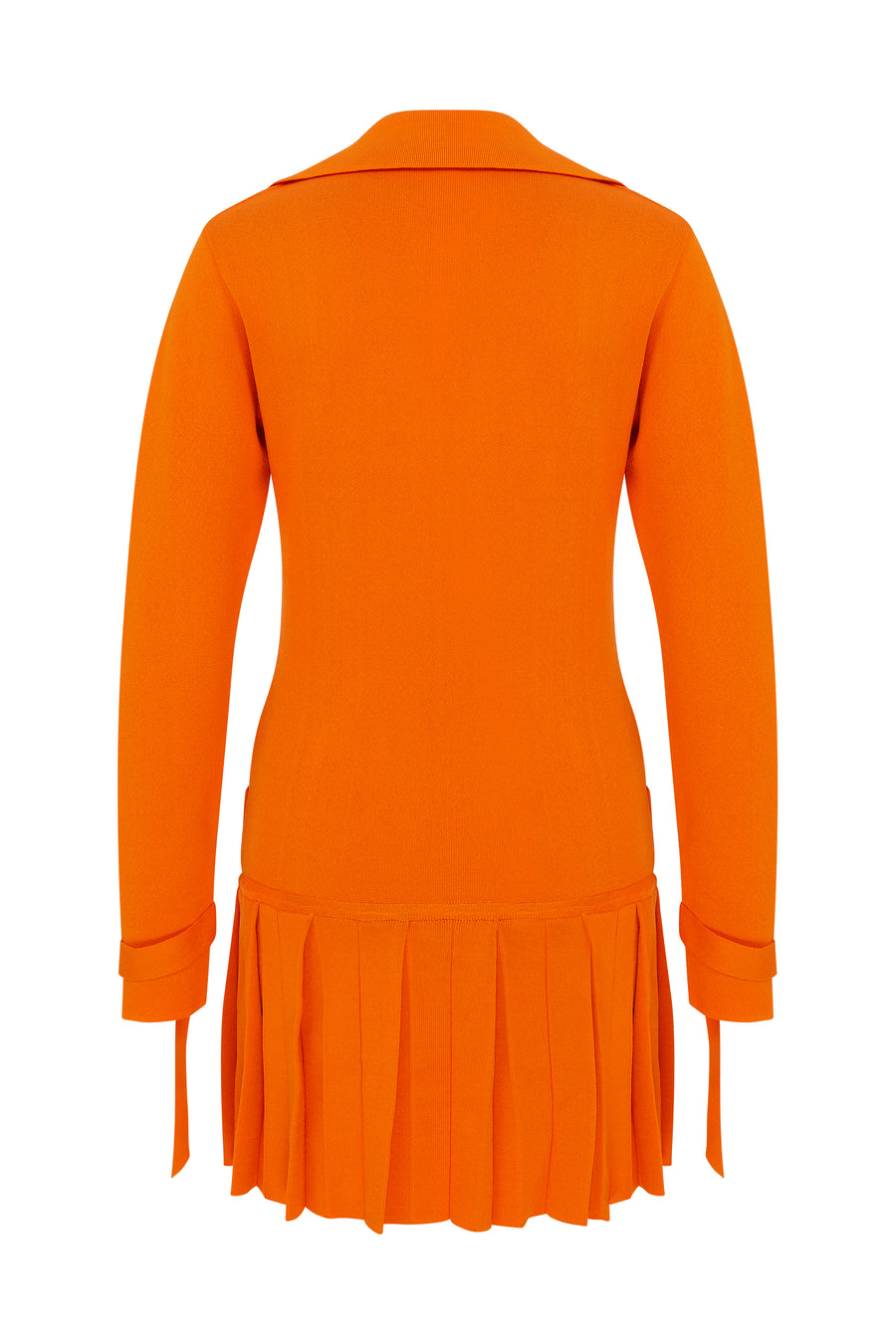 Mandarin Elegance Knit Dress