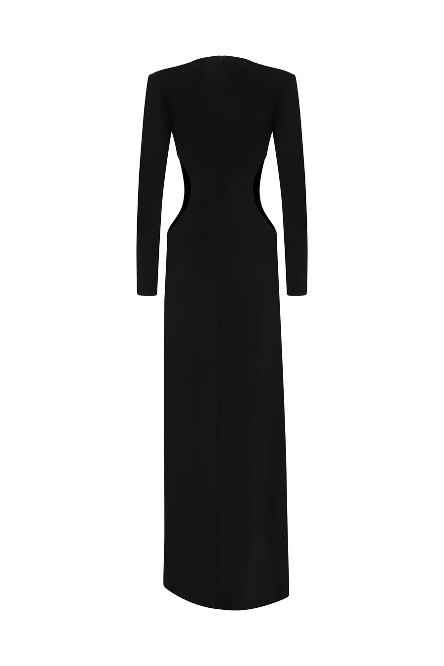 Moonlit Silhouette Evening Gown