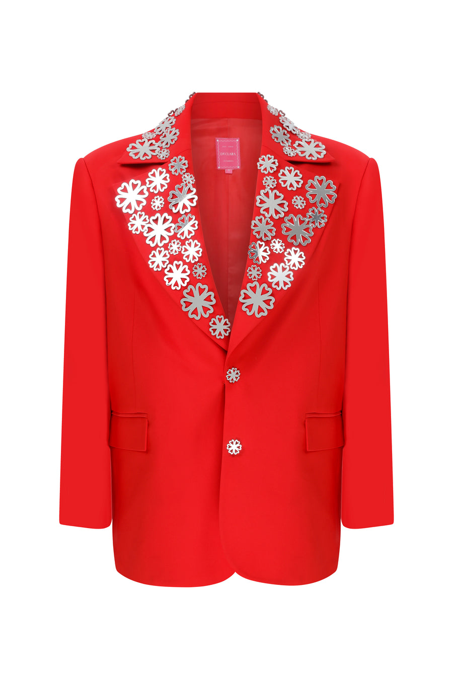 Red Midnight Mirror Chic Jacket