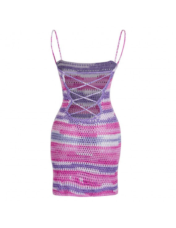 Pinky Lilac Knit Dress